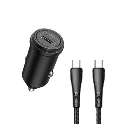 Xmart USB Type-C PD зарядно за автомобил с Type-C към Type-C кабел